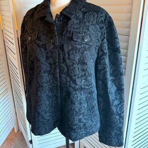 Lace Pattern Brocade Jacket